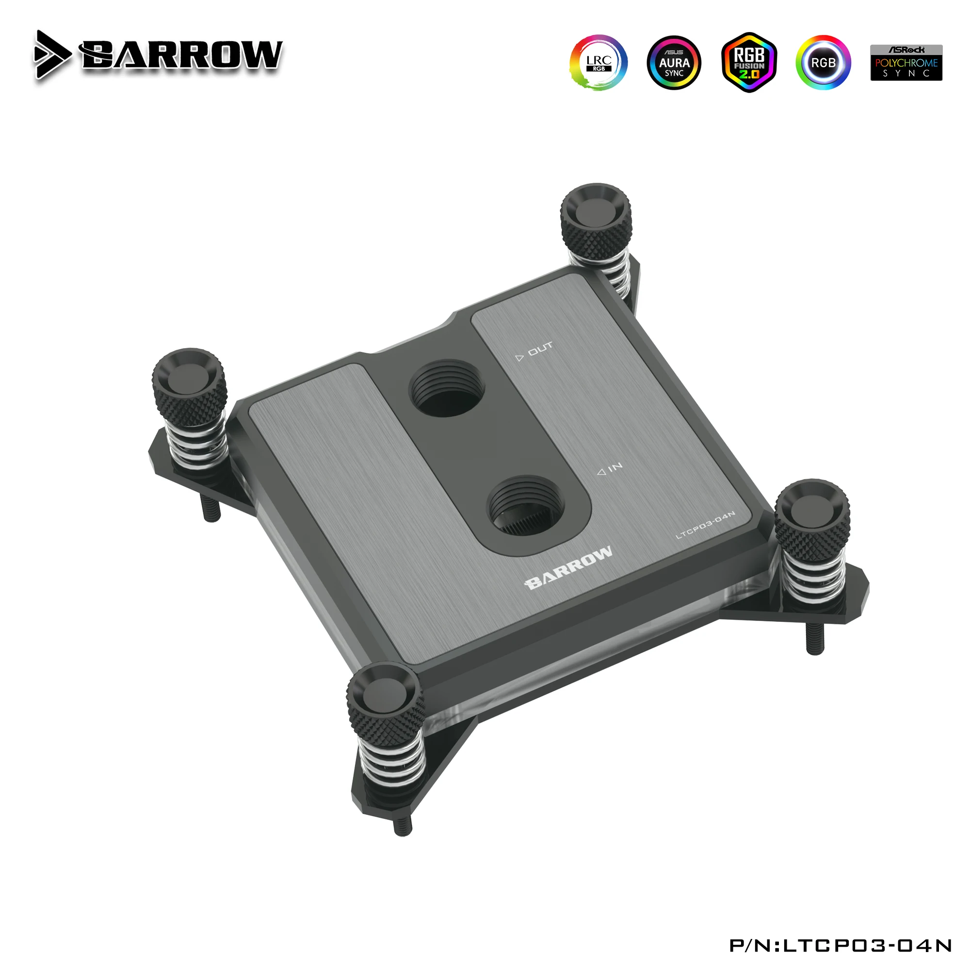 Barrow CPU водяной блок для Intel LGA1150 1151 1155 1156 розетка/POM/латунная металлическая