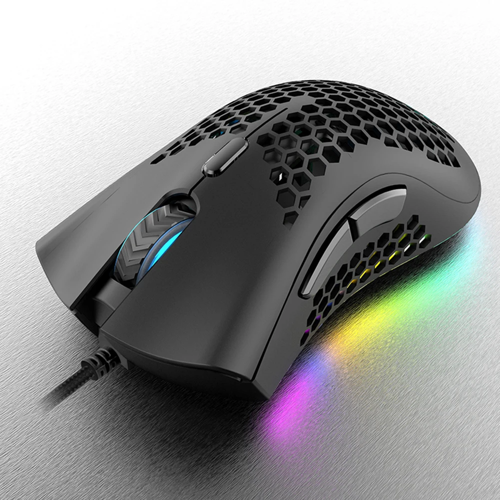 

Fornite Mouse 2.4GHz Wireless Mouse 2400 DPI Adjustable RGB Backlit Honeycomb USB Optical Gaming Mouse Gamer Mice for Laptop PC
