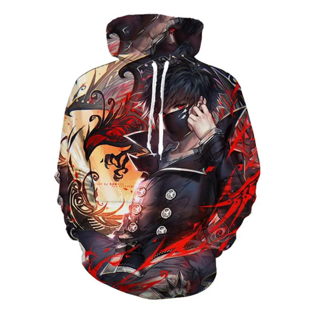 Frdun Tommy 3D одежда с надписью Tokyo Ghoul 2019 толстовки Для мужчин и wo в стиле хип хоп
