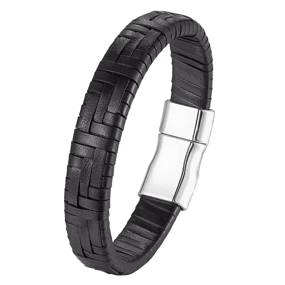 Обувь в стиле панк для мужчин ювелирные изделия черный/коричневый плетеный