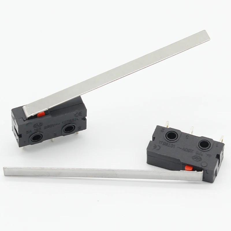 

10PCS Limit Switch, 3 Pin N/O N/C High quality All New 5A 250VAC Micro Switch