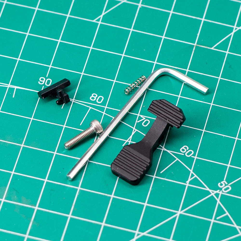 New High Quality CNC Aluminum Alloy Bolt Stop For M4/M16 Series Airsoft AEG Gel Blaster Catch Paintball Accessories | Спорт и