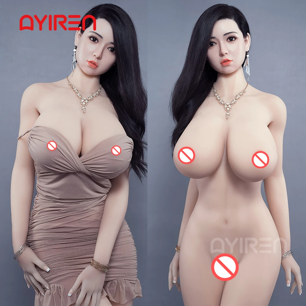 AYIREN 170cm Silicone Sex Doll Korean Beauty Statuesque Brunette 2 Holes Real Adult Toys for Man Masturbation Huge Breasts Soft | Красота и