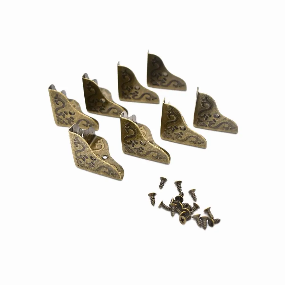 1 &quot2/5&quot(35 мм) Античная бронза протектор для углов Декоративный уголок