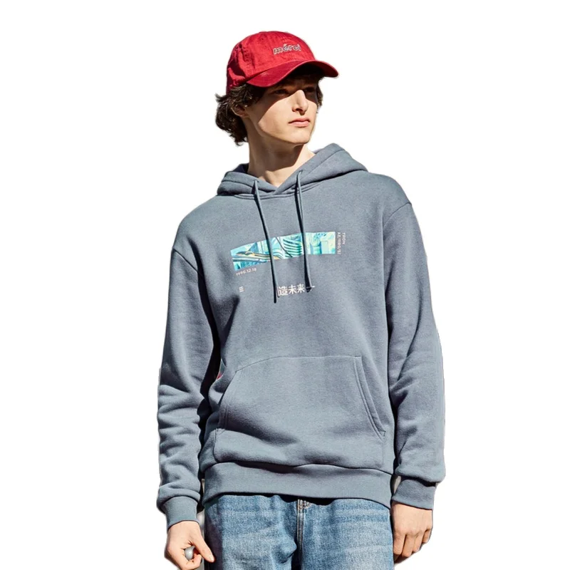 

Мужская Вельветовая Толстовка SEMIR, свободная толстовка с капюшоном, хлопковый пуловер с капюшоном, зима 2020