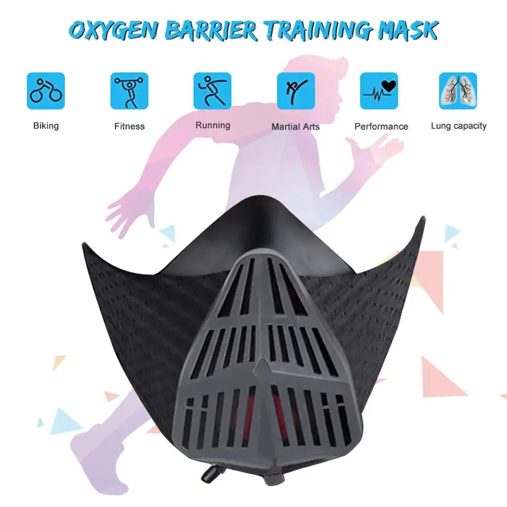 Спортивная маска тренировочная для тренировок аксессуары упражнений на большой