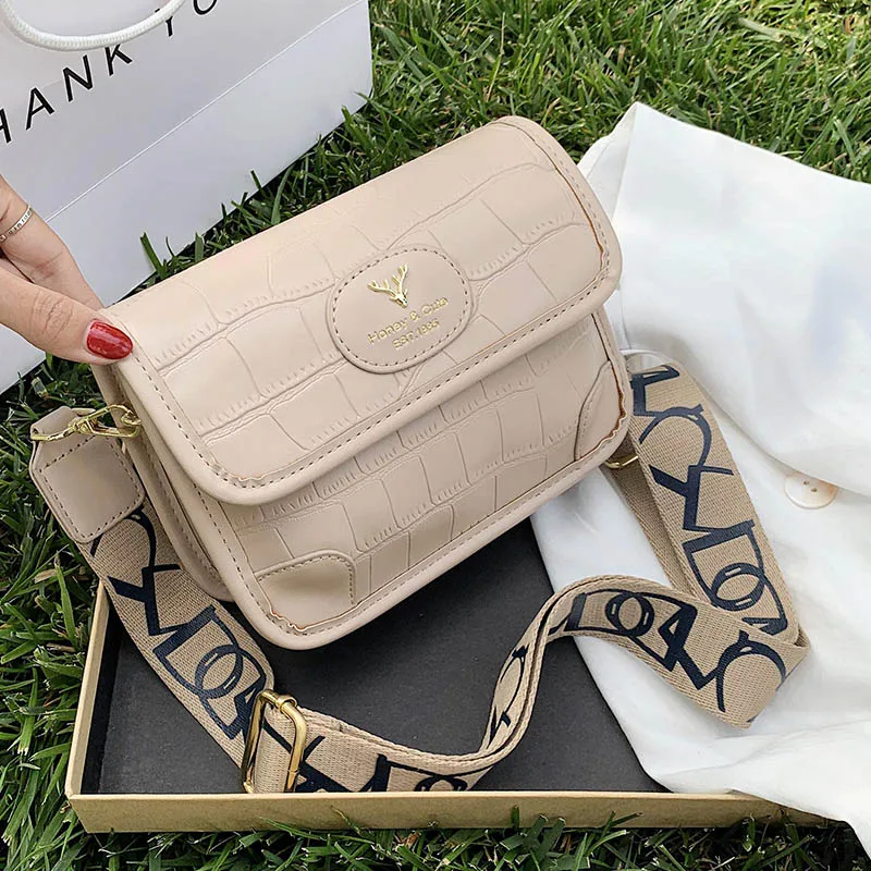 

Повседневная дамские сумочки Сумка на широком ремешке для женщин, дорожный нагрудной мешок через плечо из искусственной кожи, 2021