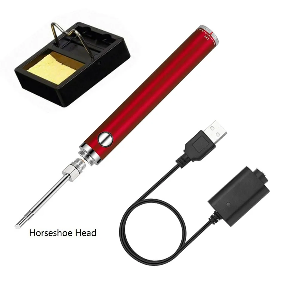 

5V 15W Rechargeable Soldering Iron Diy Soldering Portable 510 Interface Adjustable Voltage Soldering Iron With USB Rechargeable