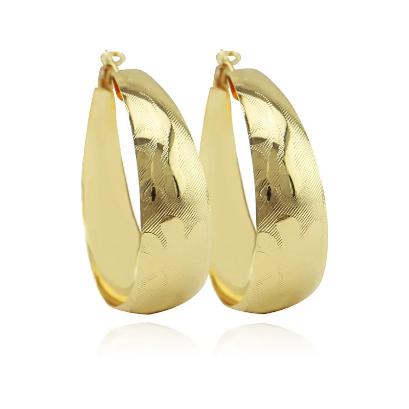 

Bloom Hoop Earrings Women Iced Out Bling Charm Trendy Jewelry PCE07
