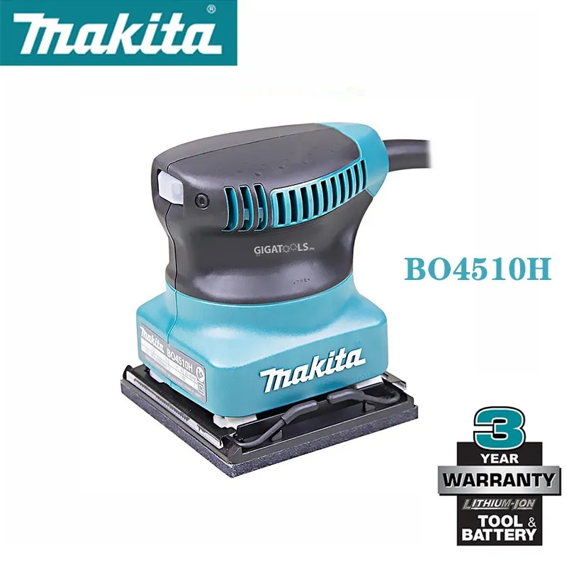 

Шлифовальная машина MAKITA BO4510H, 170 Вт, шлифовальная машина для дерева, электрическая шлифовальная машина, шлифовальная машина 12000 OPM, шлифоваль...