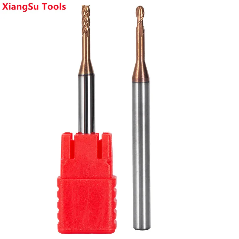 

D0.7-D0.8-D0.9mm Deep Neck Flat End Mill HRC55 Grade Milling Cutter Alloy Tungsten Carbide CNC Machine Tools For Steel Use
