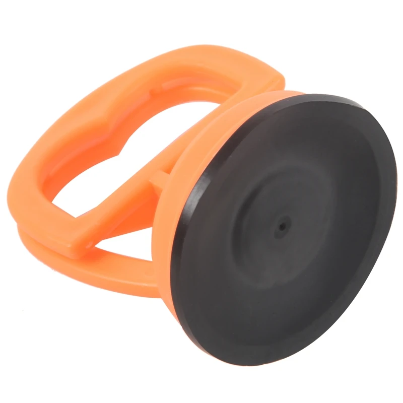 Оранжевая красная присоска для удаления вмятин со стеклянной ручкой подъема