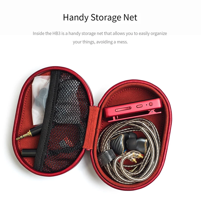 FiiO HB3 водонепроницаемый чехол для переноски наушников жесткий дорожный