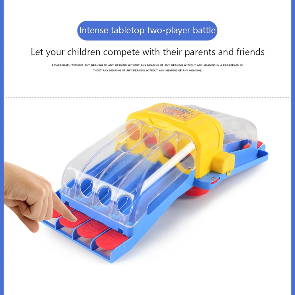 

Catapult Finger Basketball Toy Stress Relieve for Kids Parent-child Interaction Educational Puzzle Shooting Desktop Table Game