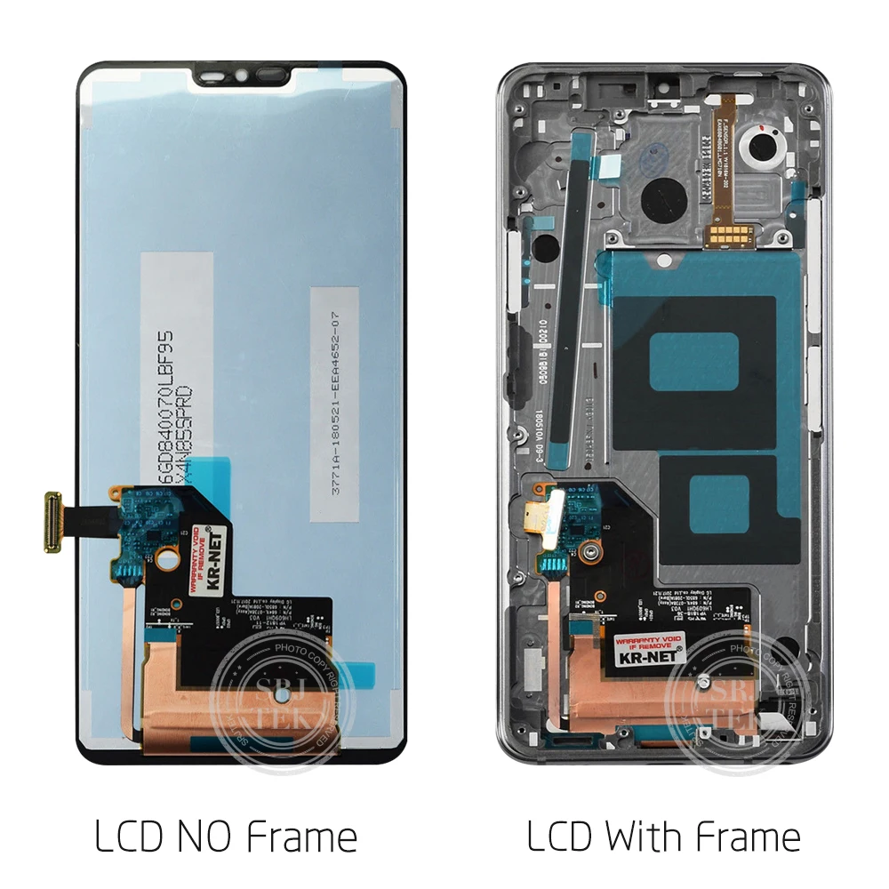 100% Оригинальный ЖК-дисплей для LG G7 thinQ сенсорный экран в сборе дигитайзер G710 G710EM