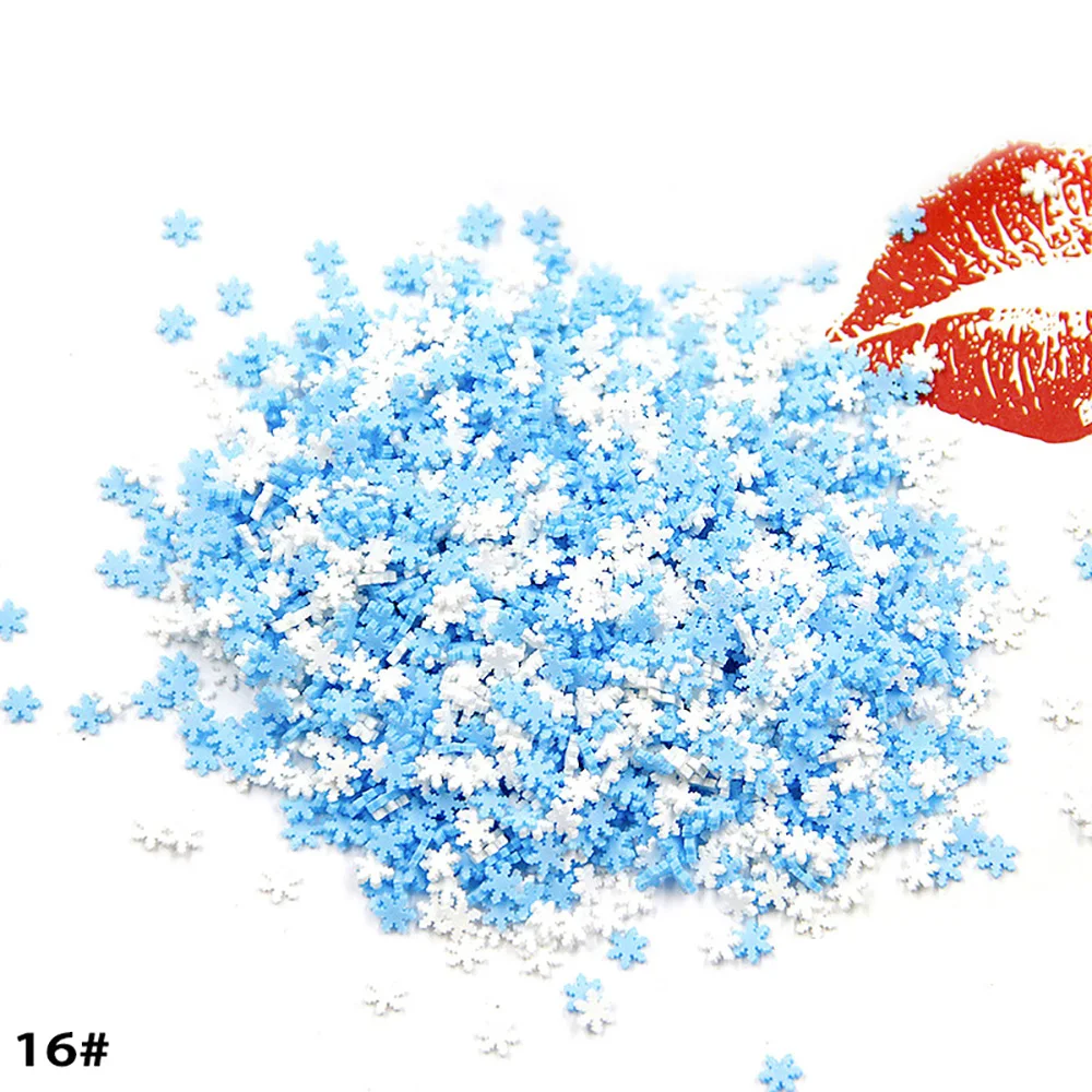 Color 16 20g 20 г крошечные милые полимерные красочные мягкие глины для слизи наполнитель DIY Поставки конфеты поддельные торт десерт грязь частицы посыпать аксессуары - Цвет: Color 16 20g