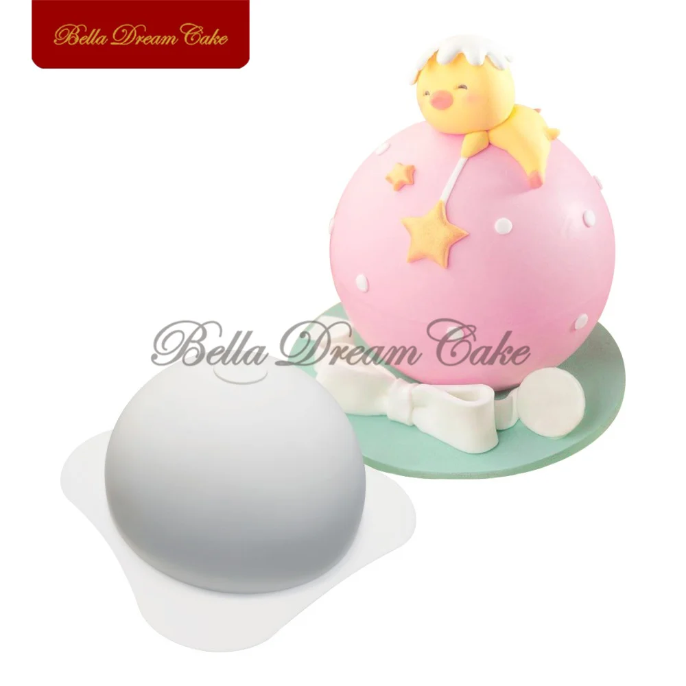 3D полусфера силиконовая форма для Мусса творческий заливки шоколада