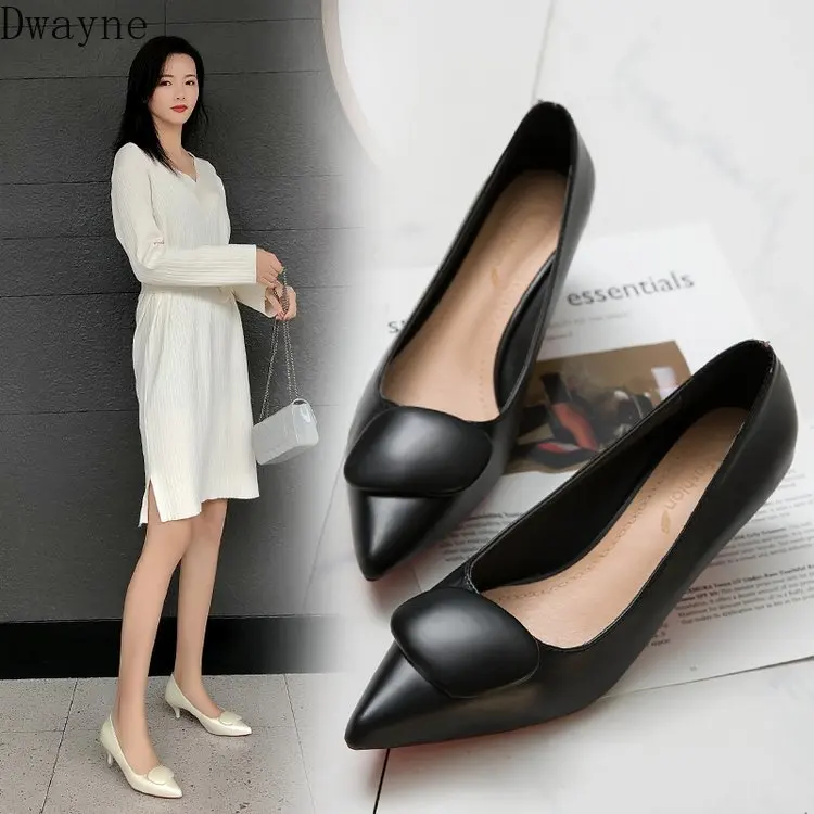 Женские туфли на высоком каблуке 5 см заостренный носок пикантные туфли-лодочки