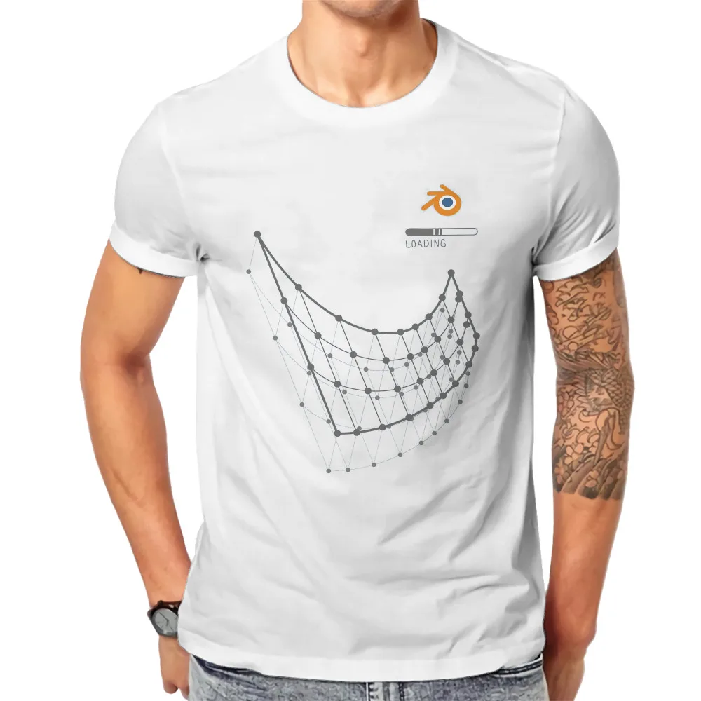 modeling in blender 3D Art Young Culture Fashion Creative T Shirt Classic Fashion Loose TShirt Top sell  Harajuku Men's Tops