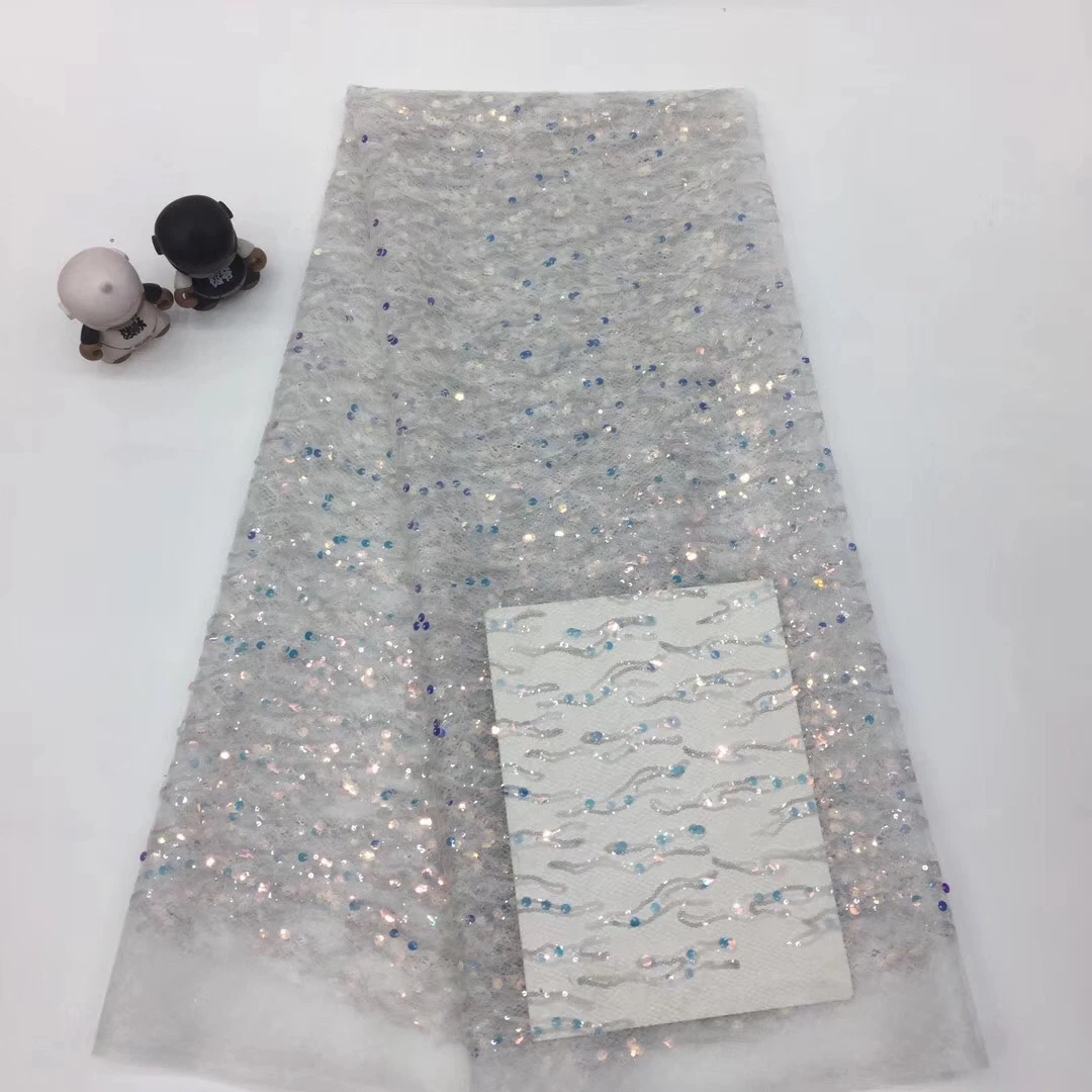 

African lace fabric 2020 high quality lace French lace fabric embroidery Nigeria tulle lace fabric for wedding XX37091