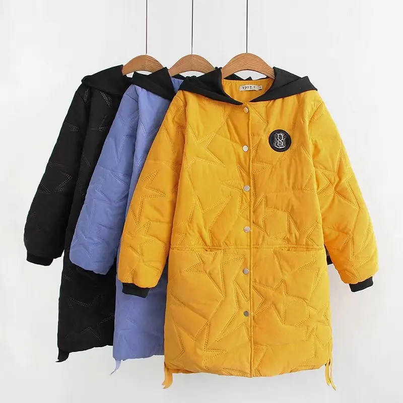 Повседневные парки размера плюс Осень-зима 2019 женская одежда модные Свободные