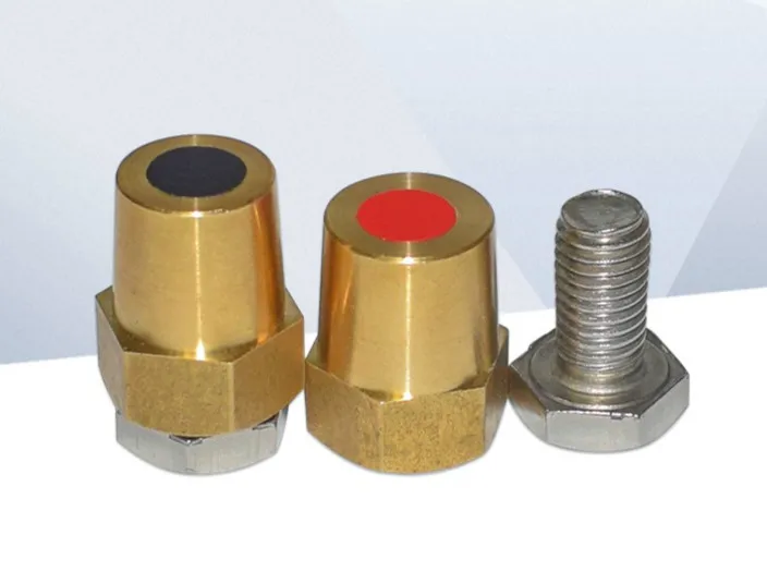 2pcs positive negative M10 M6 M8 internal thread brass battery stud connector copper column car modified with screw |