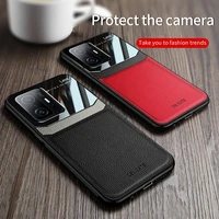 fashion case for xiaomi mi 11 11t pro 11ultra 11lite leather mirror glass shockproof cover for xiaomi 10t lite 10lite phone case