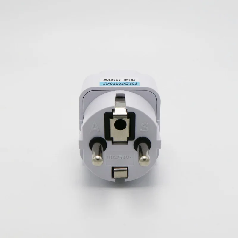 

1PC EU Plug Adapter Europe Power Plug Converter Socket AC 250V 10A EU Power Universal US Conversion Travel Socket Outlet Adapter