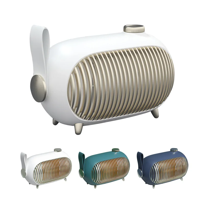 Electric Heater Heating Fan Desktop 500W Mini 3S Fast Heating Overheat Protection PTC Ceramic Air Warmer For Home Office Winter