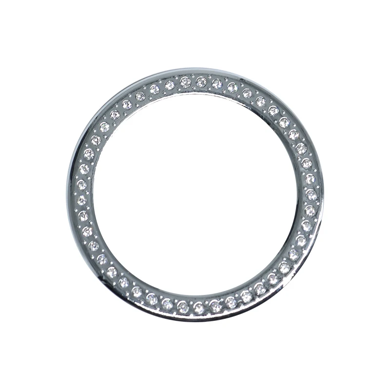 QHCP автомобильные кварцевые часы декоративная наклейка кольцо крышка рамка круг