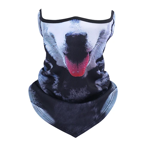 3D кошка собака милые животные Ветрозащитная Балаклава Skullies Beanie Забавный ШЛЕМ ЛАЙНЕР зимняя шапка теплая маска для лица шапка для женщин и мужчин - Цвет: DQ17