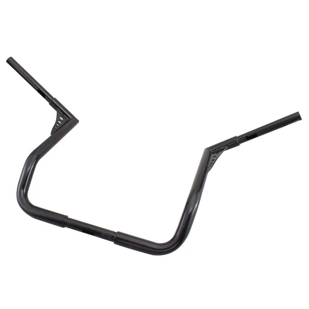 Черный 16 &quotRise Ape вешалка Руль управления для Harley Touring Electra Glide Dressers Baggers 82-Up Fat Bar 1&quot