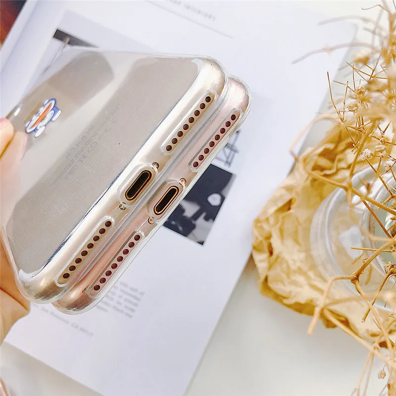 Забавный милый чехол с рисунком дораэмона для iPhone X 6 6s 7 8 Plus Xr Xs Max Capa