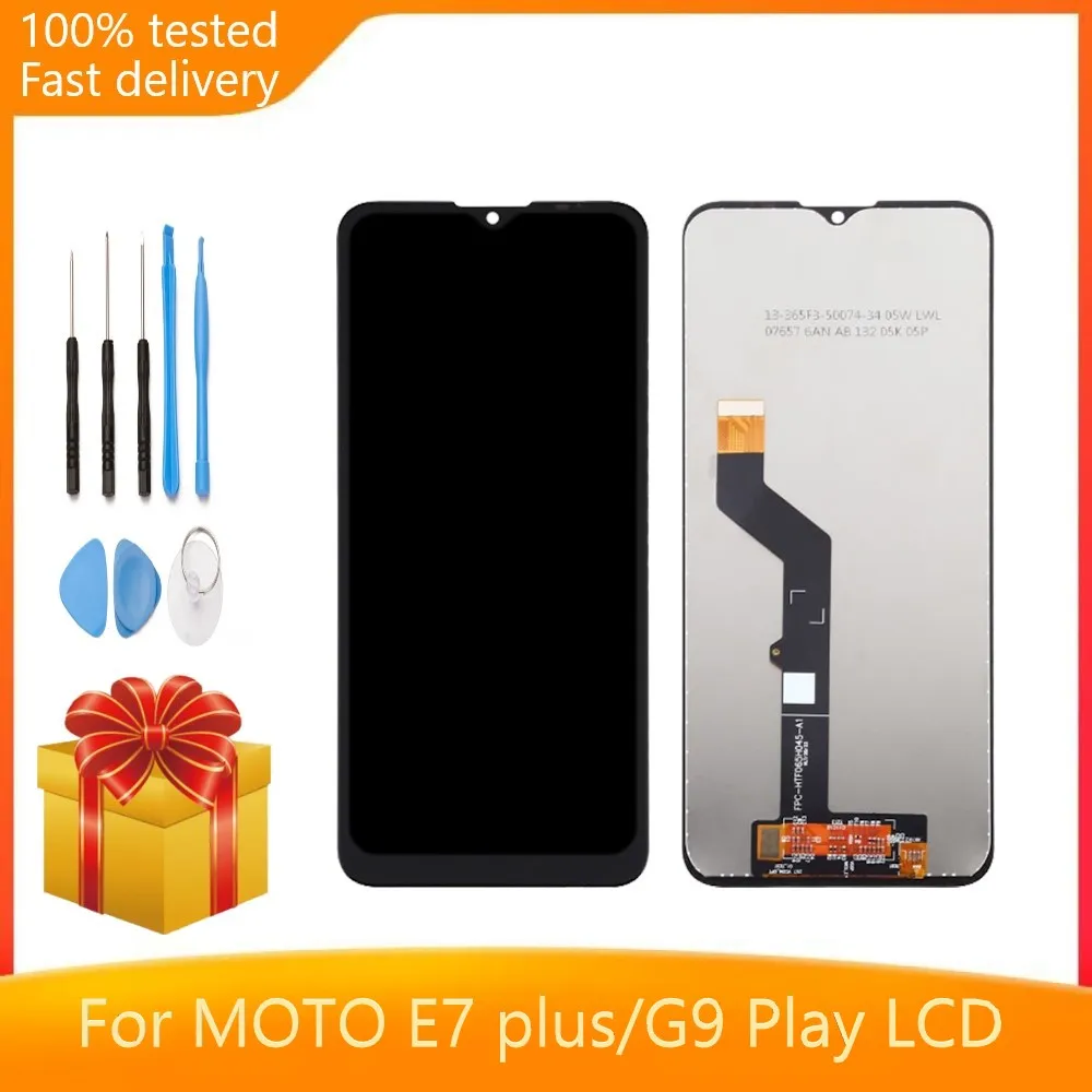 

Оригинальный Для Motolola E7 плюс ЖК-дисплей Дисплей XT2081-1 Дисплей сенсорный Экран ЖК-дисплей дигитайзер в сборе для Moto G9 играть ЖК-дисплей Диспле...