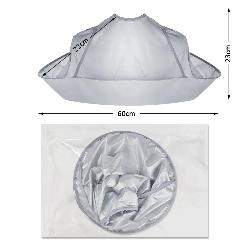 Новая Складная накидка для стрижки волос плащ шарф водонепроницаемый чехол Зонт