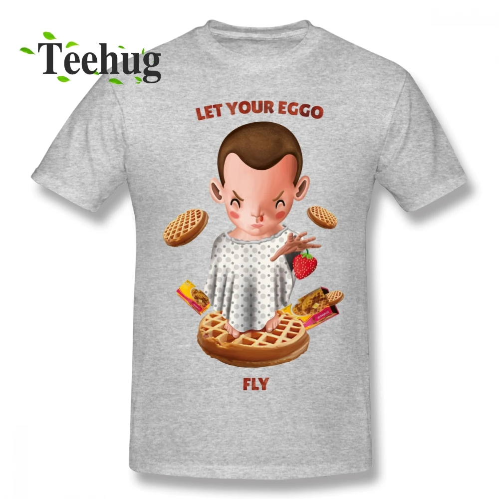 Изготовленный На Заказ пусть ваши Eggo Fly футболка Homme для мужчин популярные