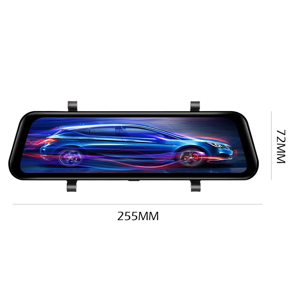 

H60 1080P Car DVR Camera Rearview Mirror Dashcam with Rear View Camera Resolution 1920x1080 Shooting Angle 140 Degrees