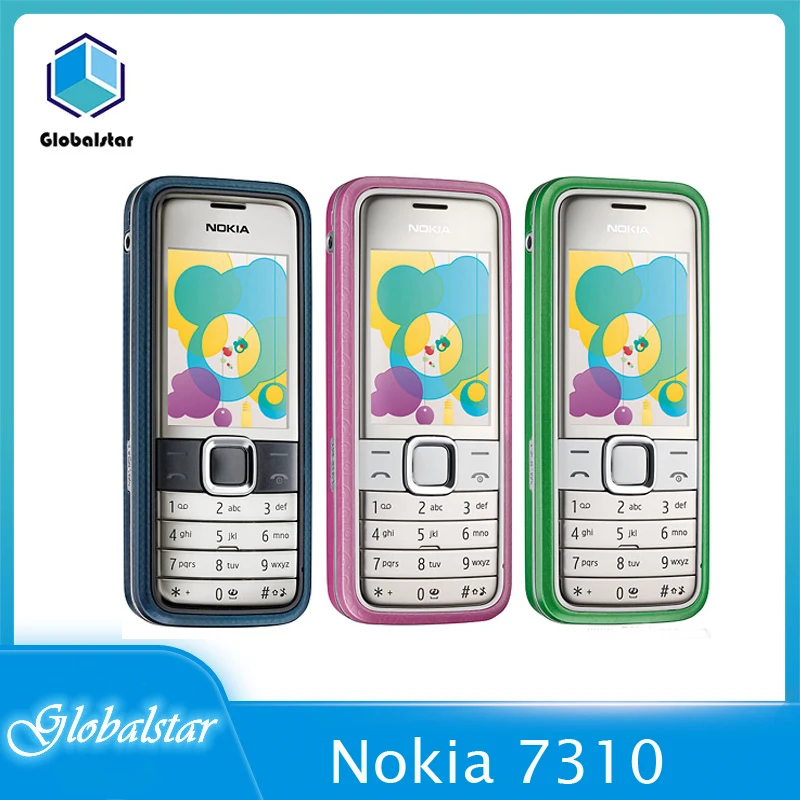 Nokia 7310c отремонтированный Оригинальный разблокированный 7310 Supernova 2MP мобильный