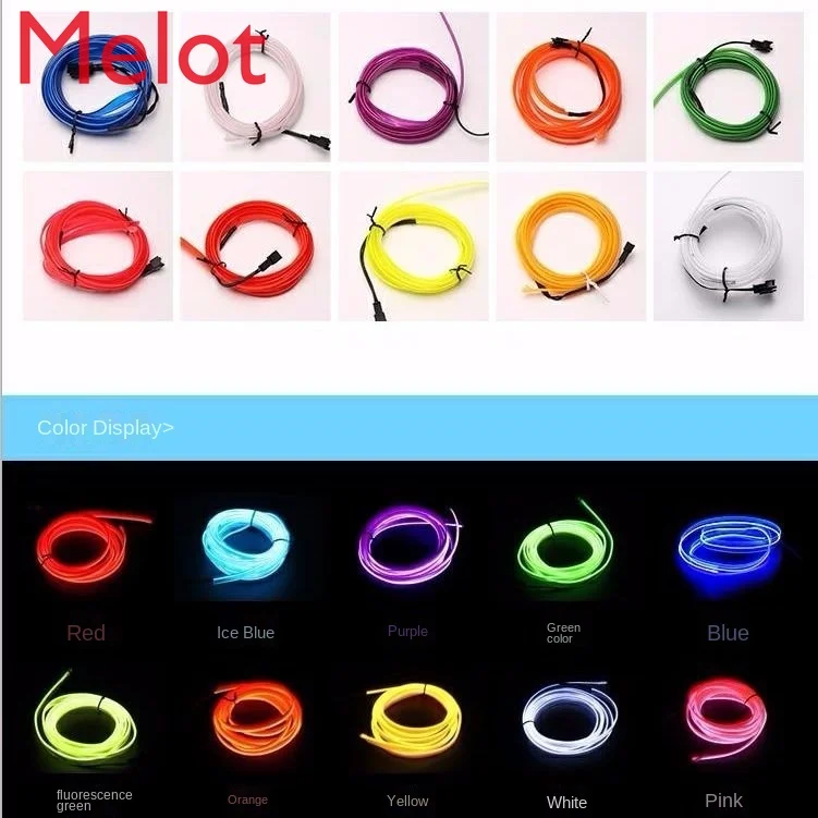 

Automobile Decorative Lamp Atmosphere Light Dashboard Luminescent Light LED Ambient Light Car Retrofit Lights Line