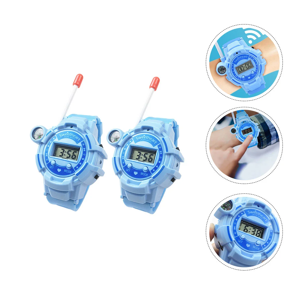 

1 Pair of Children Walkie-talkie Watches Funny Intercom Watch Playthings