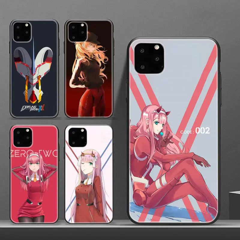 

Darling In The FranXX Phone Case For Iphone 6 6s 7 8 Plus XR X XS XSmax 11 12 13 Pro Mini Max