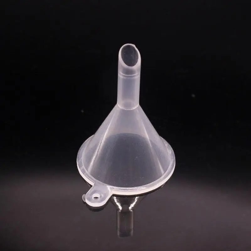 

10PCS Small Plastic Funnel Mini Liquid Oil Funnels Labs Specialty Tool School Student Experimental Practice Supplies