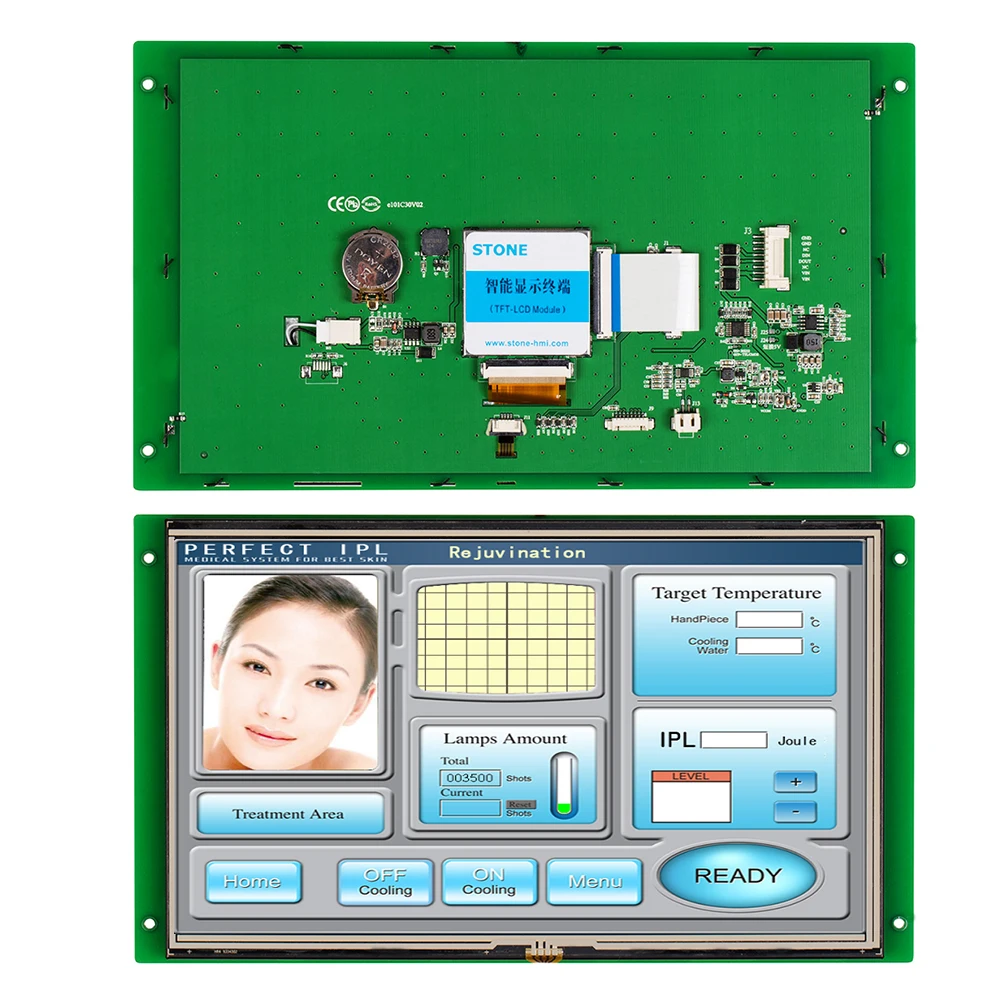 STONE Brand 10.1 Inch Intelligent TFT LCD Display Module with RS232/RS485/TTL for Smart Home