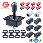 Набор аркадных игр сделай сам, американский джойстик в стиле HAPP, кнопка с микропереключателем для аркадных игр, мультикадров, MAME Jamma Raspberry Pi