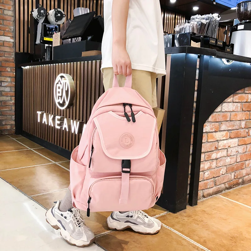 Youda Оригинальная дизайнерская сумка однотонный нейлоновый рюкзак большой