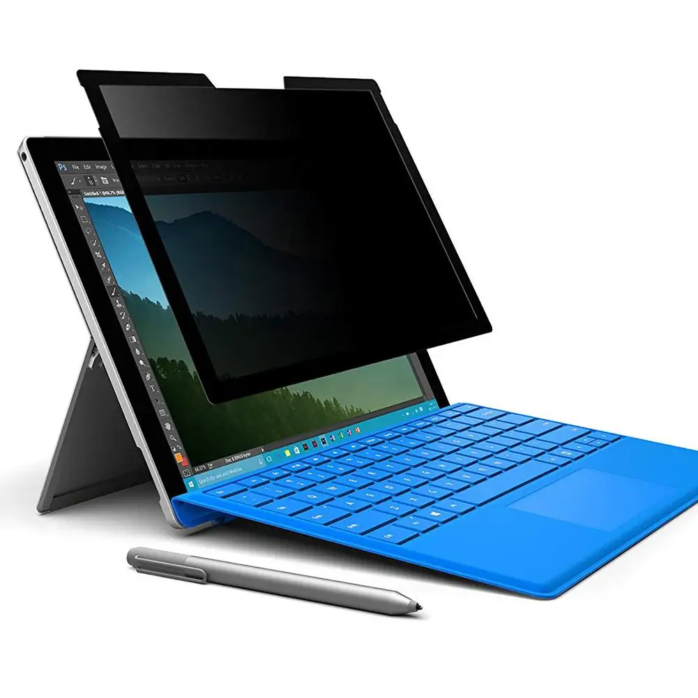 

Privacy Screen Anti-glare Removable Protective Film For Surface Pro X Book Cover Protective Film Tablet Screen UV Ray Protection