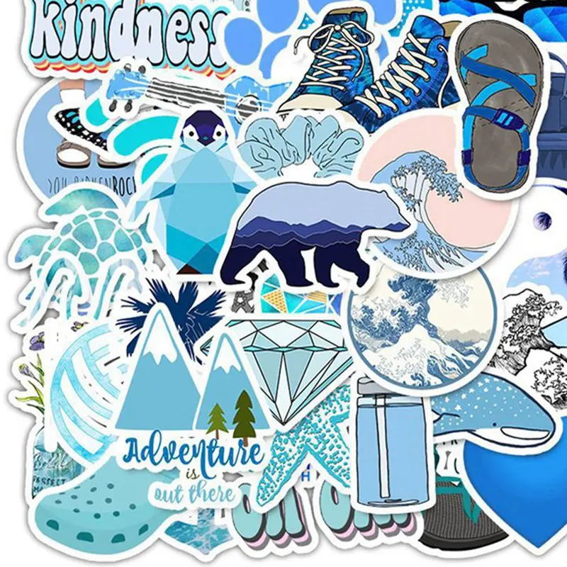 50 шт. летние наклейки Kawaii для детских игрушек водонепроницаемые ноутбука