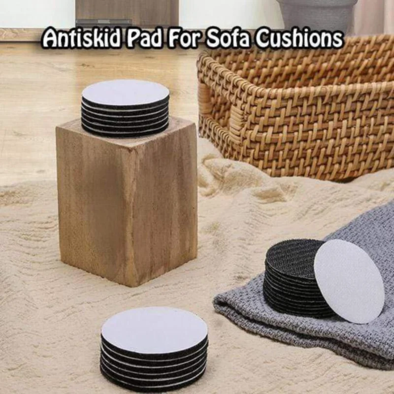 10 Pairs Strong Self Adhesive Fastener Dots Stickers Hook Loop Tape for Bed Sheet Sofa Mat Carpet Anti Slip Pads | Дом и сад
