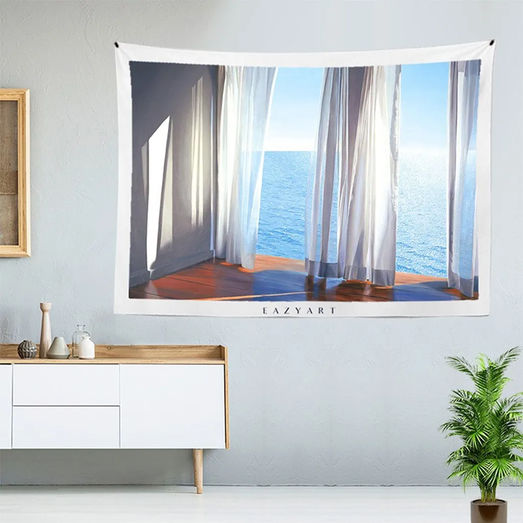 

Scenery Wall Tapestry DIY Creative Wall Hanging Cloth Nordic Tapestry Live Background Cloth Decoration Hanging Painting Tapestry