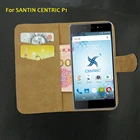 Кожаный чехол-книжка SANTIN CENTRIC P1 CM3321, 6 цветов, модный винтажный Роскошный Многофункциональный защитный чехол для телефона